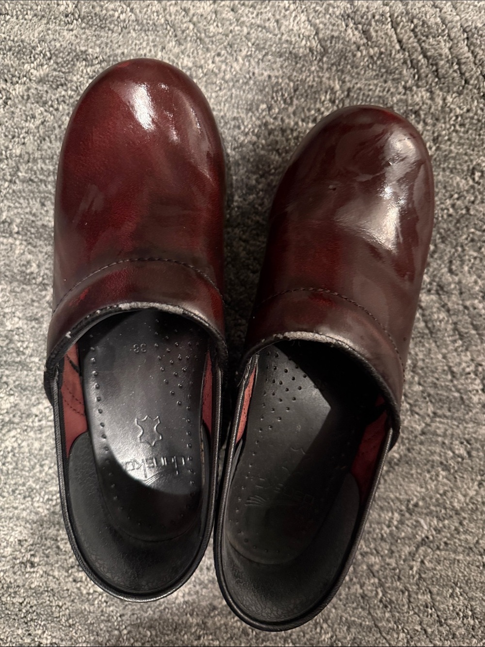 Women's Professional Dansko Slip-On Clog - Burgundy
